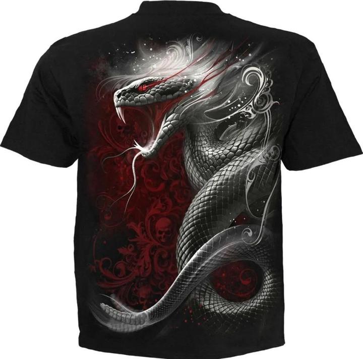 Immagine prodotto Spiral Maglietta Serpente Gotico Maniche Corte Adulto Unisex (XL)