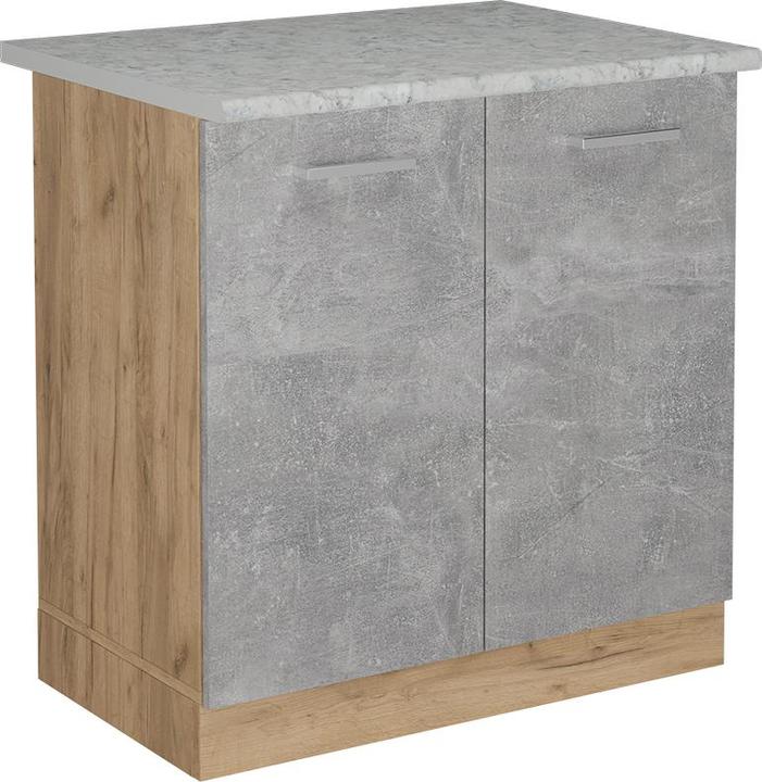 Beton, Goldkraft Eiche, Marble-Weiss