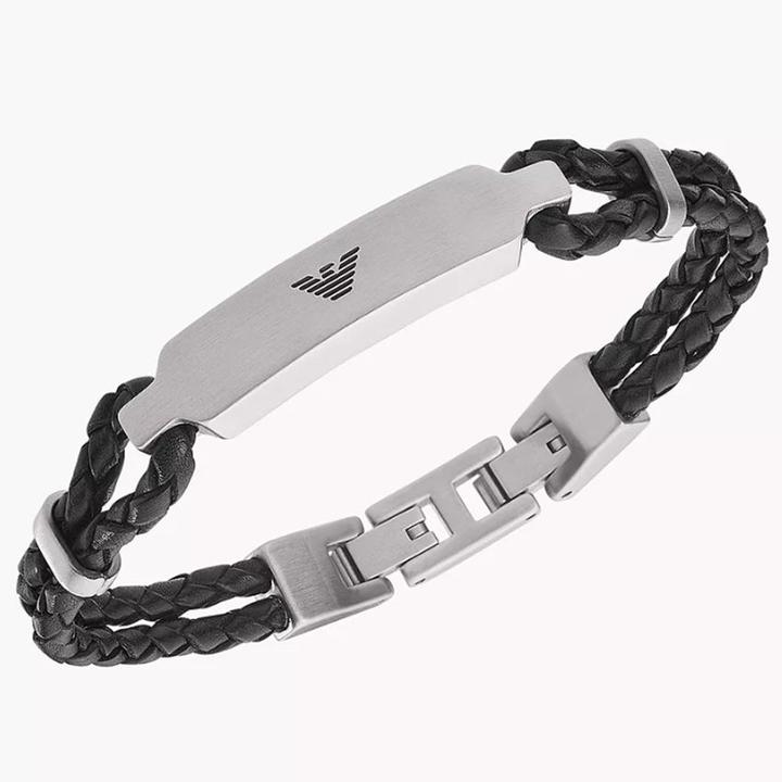 Produktbild Emporio Armani EGS2719040 (18.50 cm, Edelstahl, Leder)