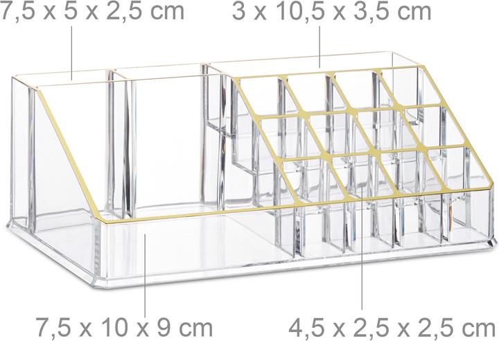 Actual product image Relaxdays Cosmetic Organiser with 6 Drawers