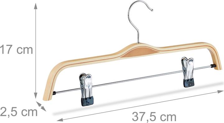 Image du produit Relaxdays Set de 5 cintres à pantalons (5x)