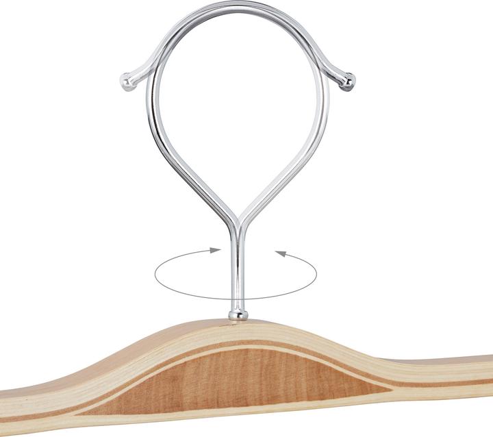 Image du produit Relaxdays Set de 5 cintres à pantalons (5x)