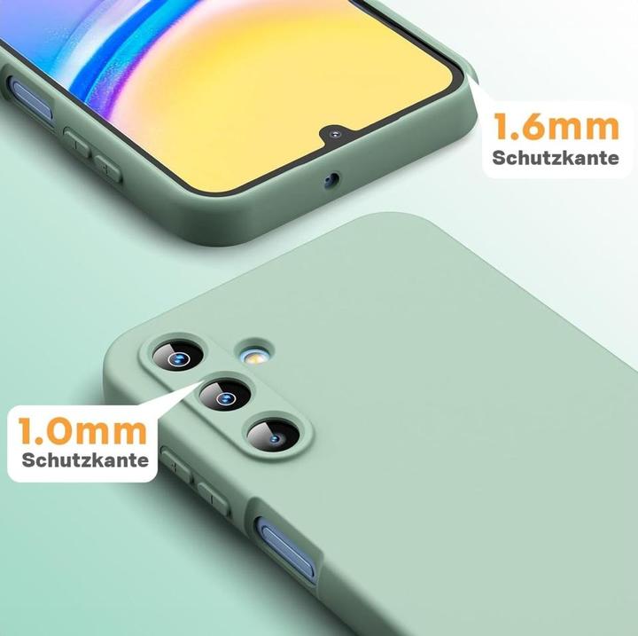 Actual product image Screenguard Samsung Galaxy A15 5G Liquid Silicone Case Cover (Samsung Galaxy A15 5G)