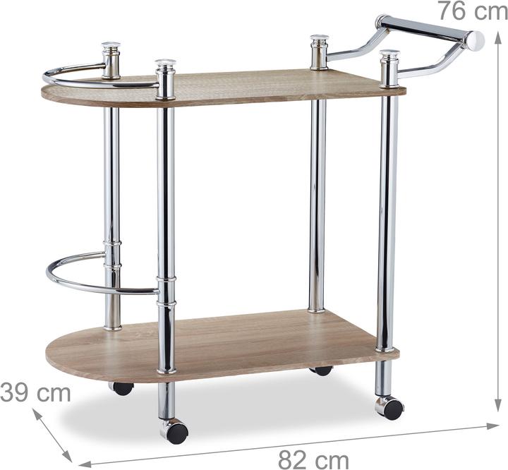 Actual product image Relaxdays Serving Trolley