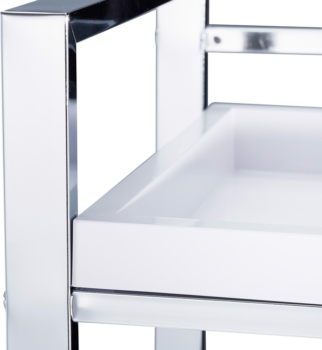 Actual product image Relaxdays Serving Trolley with 3 Removable Trays