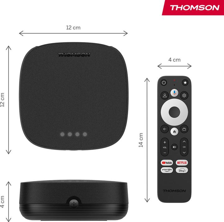 Immagine prodotto Thomson Streaming Box Plus 270 (3.07 GB, Android 12)