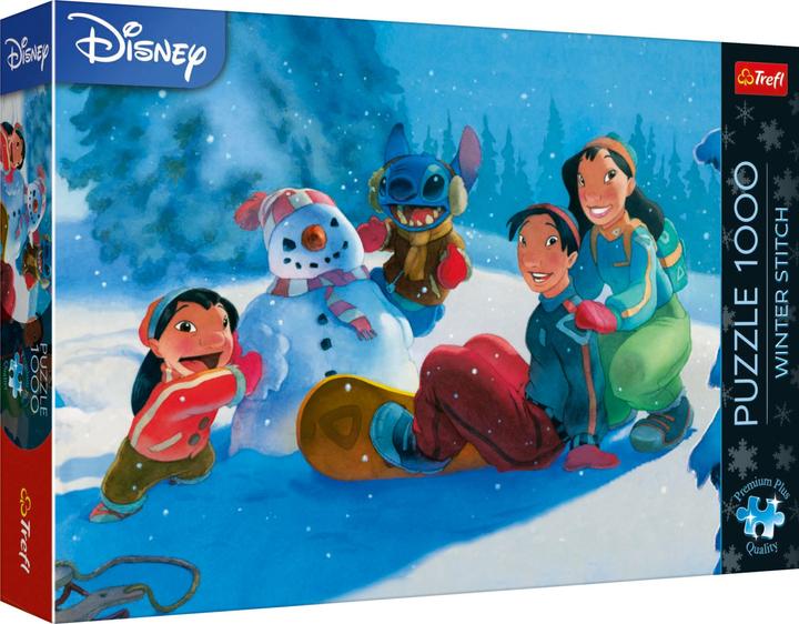Immagine prodotto Trefl Puzzle Premium Plus 1000 - Lilo & Stitch Winter (1000 pezzi)