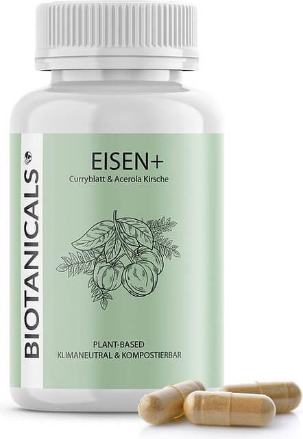 Actual product image Biotanicals Iron+ 120 capsules (120 Piece, Capsules, 85 g)
