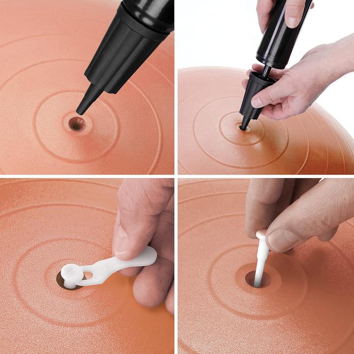 Actual product image Bodymate Gymnastikball mit Pumpe (75 cm)