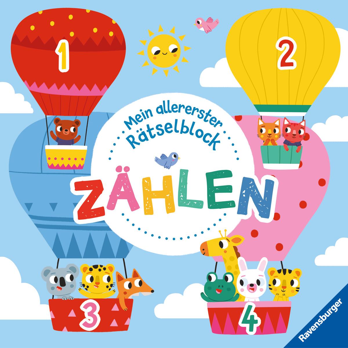 Mein allererster Rätselblock: Zählen, Kinderbücher von Villie Karabatzia, Lutz Anderson, Annabel Savery