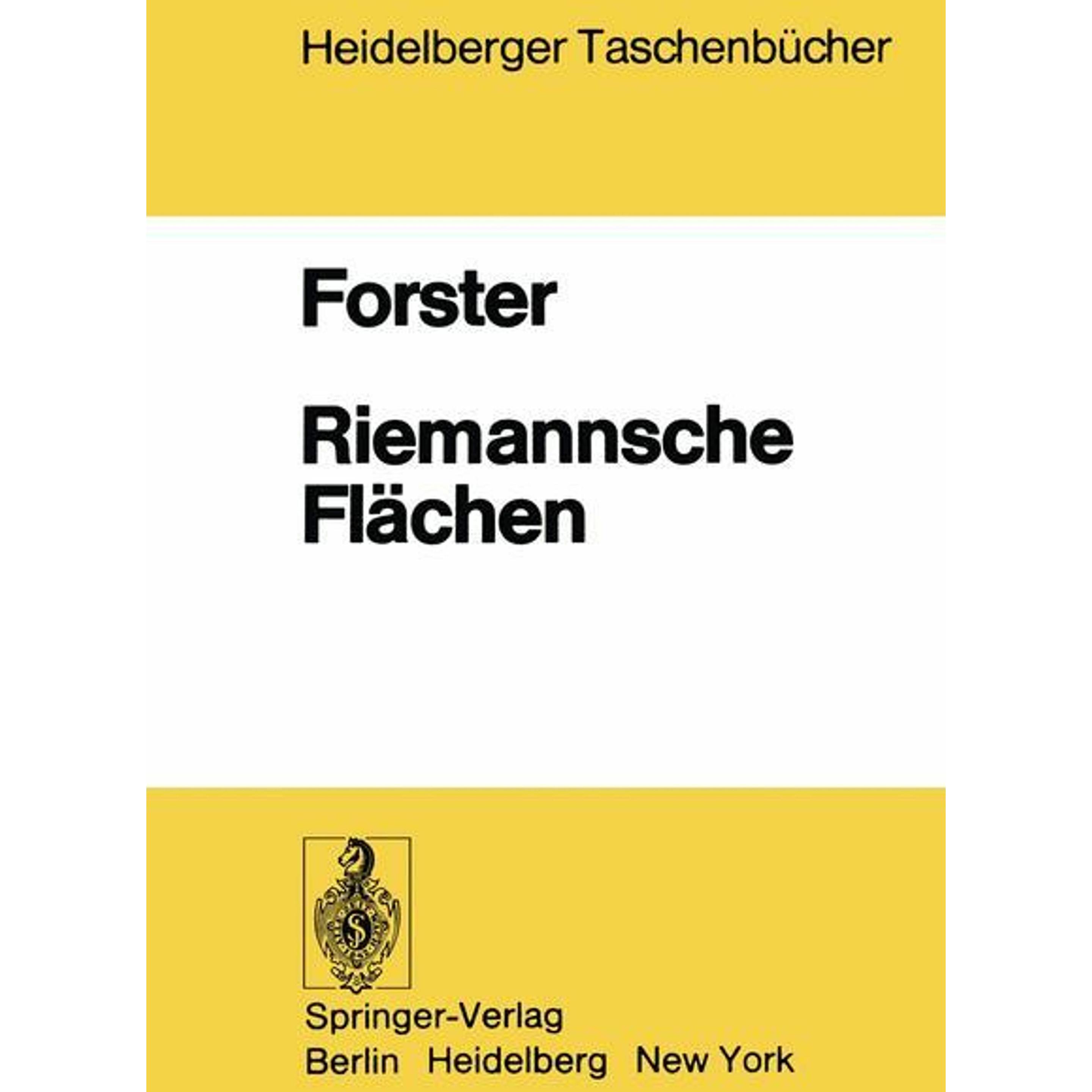 Riemannsche Flächen, Fachbücher