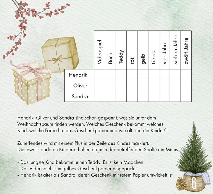 Actual product image 24 x ultimate puzzle fun for Advent