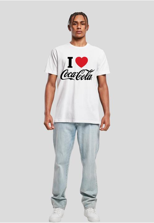 Produktbild Merchcode Coca Cola I Love Coke Tee - 119309 (M)