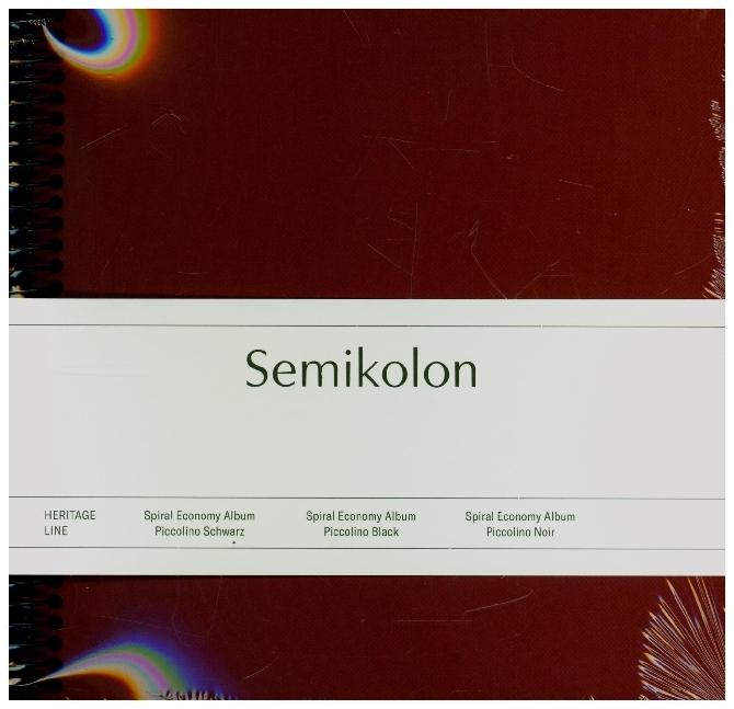 Productafbeelding Semikolon Fotoalbum 17 x 17 cm Bordeaux, 20 zwarte pagina's (10 x 15 cm, 9 x 13 cm)