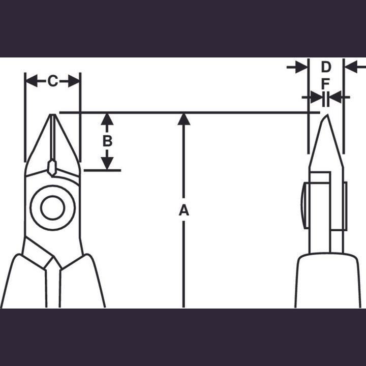 Productafbeelding Bahco Elektronische zijsnijders (125 mm)