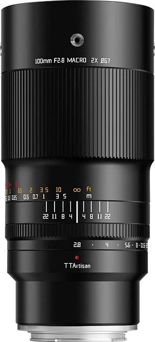 Immagine prodotto TTArtisan 100 mm F2.8 macro compatibile con Fuji X (Fujifilm Fujica-X, Full-frame)