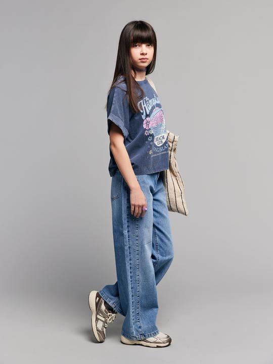 Image du produit Jonen Jeans large avec rivets étoilés (140)
