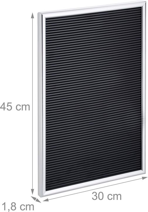 Actual product image Relaxdays Letterboard (Blackboard, 30 x 2 x 45 cm)