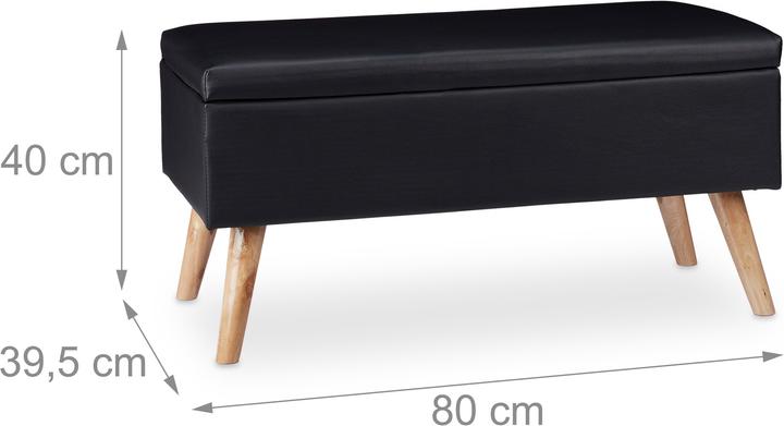 Actual product image Relaxdays Storage Bench (80 cm)