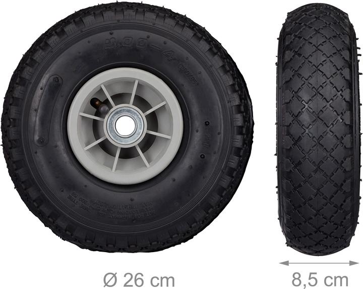 Relaxdays Wiel van de zakwagen (80 kg)