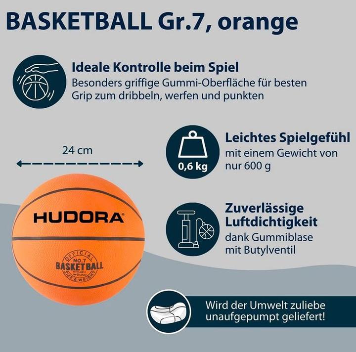 Produktbild Hudora Slam it Basketball Set, 3-teilig