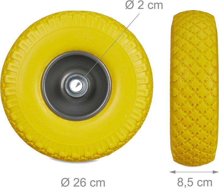 Produktbild Relaxdays Sackkarrenrad