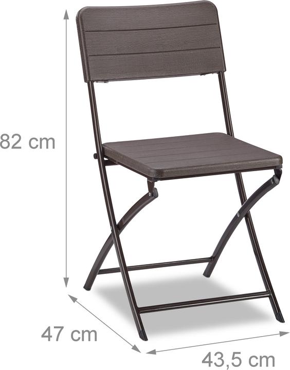 Image du produit Relaxdays 2 chaises