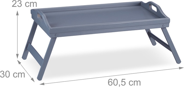 Actual product image Relaxdays Grey Breakfast Tray