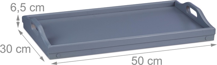 Actual product image Relaxdays Grey Breakfast Tray