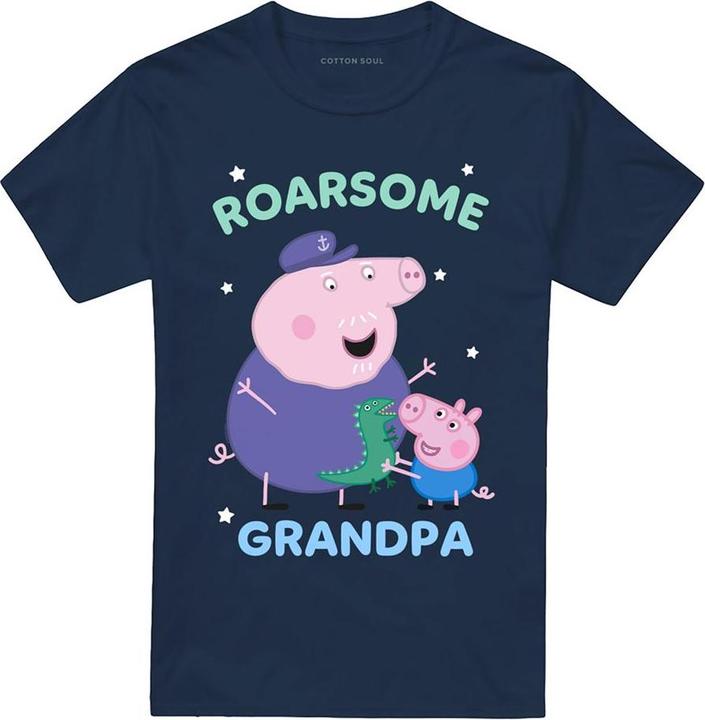Immagine prodotto Peppa Pig Roarsome Maglietta Nonno Pig Adulto Unisex (4XL)