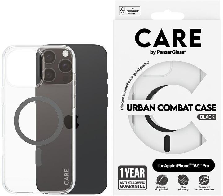 Image du produit PanzerGlass CARE Flagship Case Urban Combat w. Noir MagSafe iPhone '24 6.9" Pro (Apple iPhone 16 Pro Max)