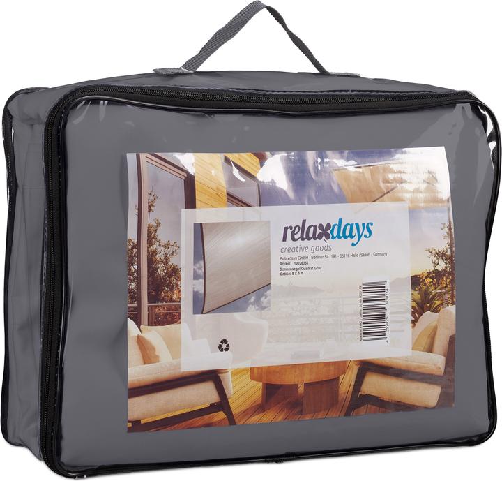 Productafbeelding Relaxdays Luifel (500 x 500 x 0,5 cm)