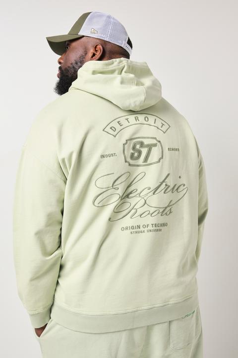 Produktbild Sthuge Hoodie, oversized, Rücken-Print, Vintage Look (L)
