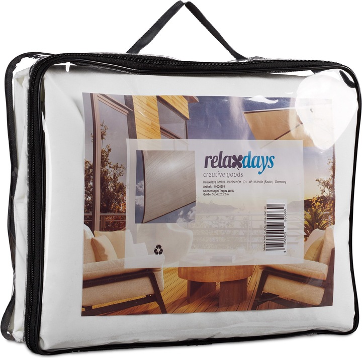Image du produit Relaxdays Voile d'ombrage trapèze (400 x 300 x 0,5 cm)
