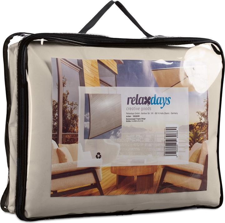 Produktbild Relaxdays Sonnensegel (550 x 400 x 0.5 cm)