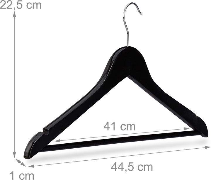 Actual product image Relaxdays Clothes Hanger Set of 10 (1 x)