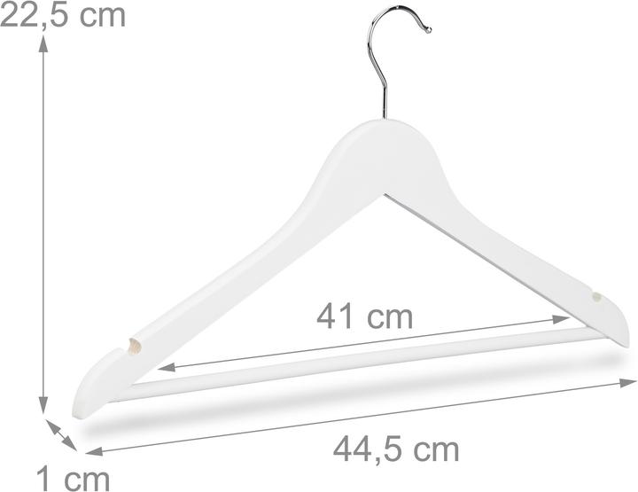 Actual product image Relaxdays Clothes Hanger Set of 10 (10 x)