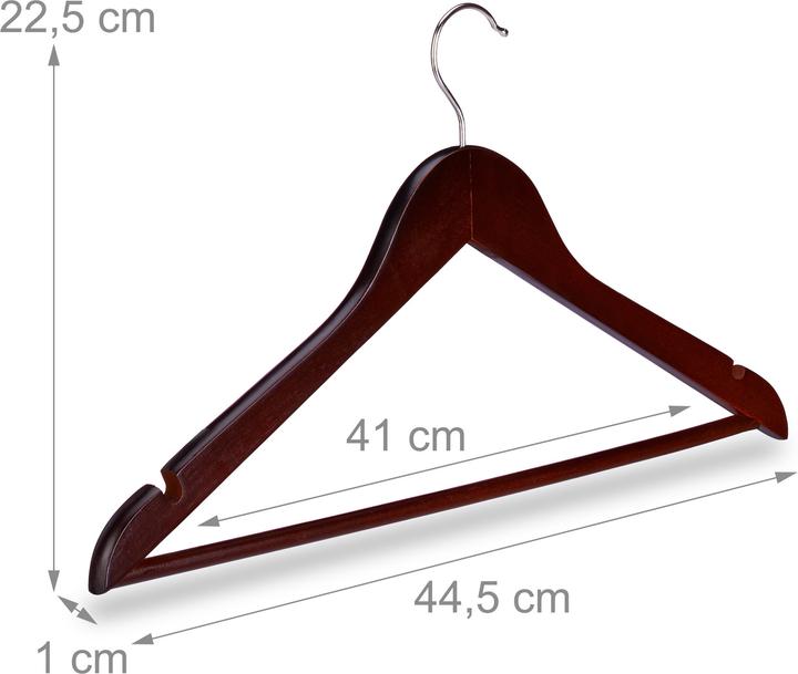 Actual product image Relaxdays Clothes Hanger Set of 10 (10 x)