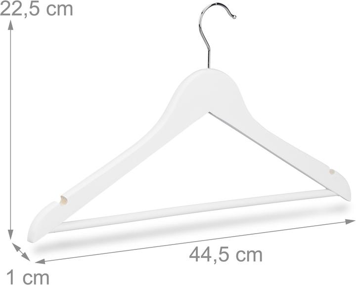 Image du produit Relaxdays Set de 30 cintres en bois (30x)