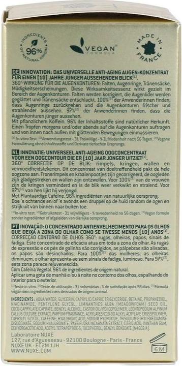 Image du produit Nuxe Super sérum (Soin des yeux Sérum, 15 ml)