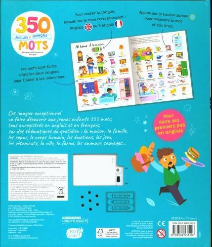 Produktbild 123 Soleil 350 mots anglais et français : mon premier livre sonore bilingue (Französisch, Collectif, 2024)