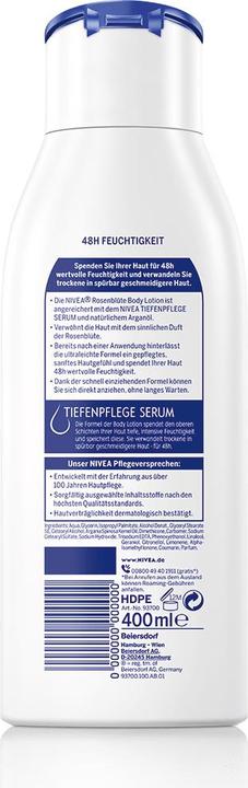 Actual product image NIVEA Rosenblüte (Body lotion, 400 ml)
