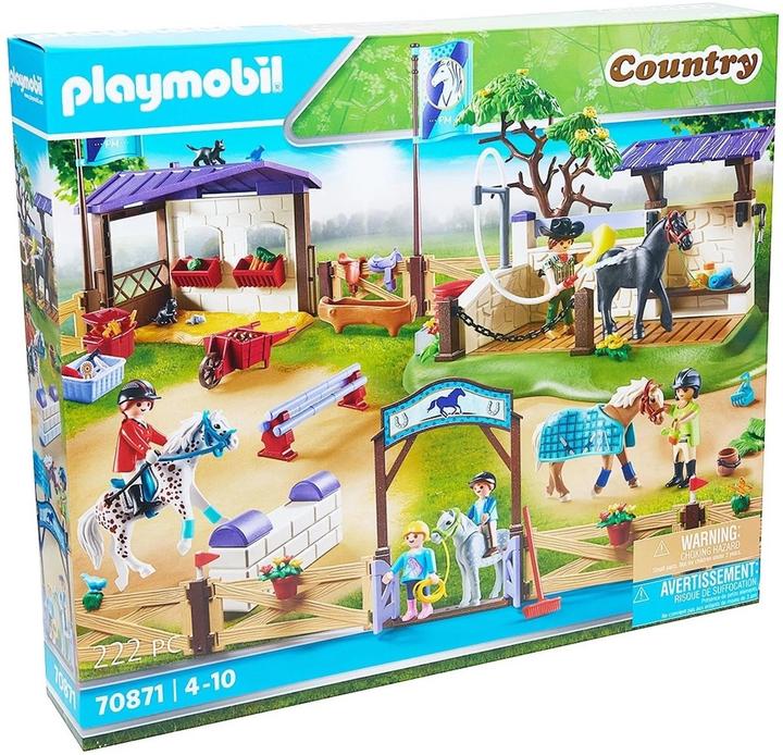 Immagine prodotto Playmobil Set di figure Country 70871 Mostra di cavalli con lavaggio di cavalli (Paese Playmobil)