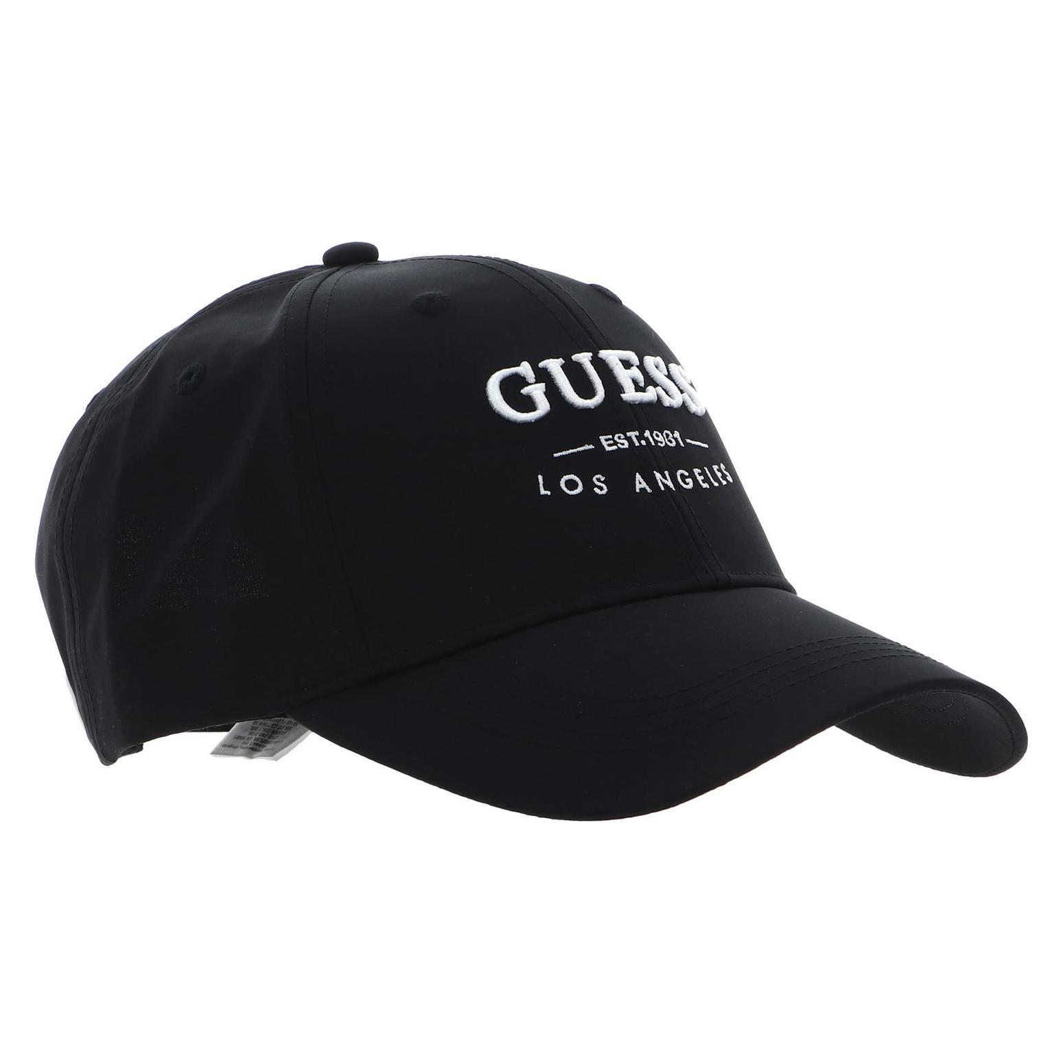 Guess, Mannen, Kappen, Baseballcap 28 Cm, Zwart