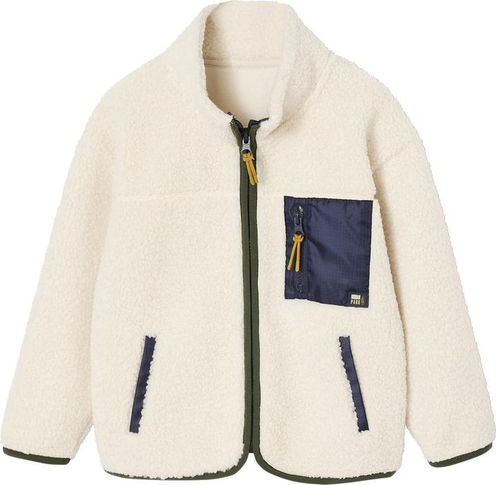 Produktbild Vertbaudet Jungen Teddyfleecejacke mit Reissverschlusstasche (116)