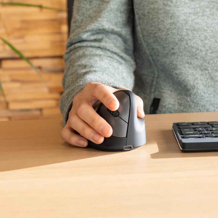 Actual product image R-Go Tools R-Go Mouse HE Break ergonomic right Bluetooth small black (Wireless)
