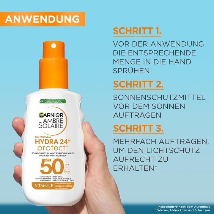 Immagine prodotto Garnier Ambre Solaire (Spray solare, SPF 50, 150 ml)