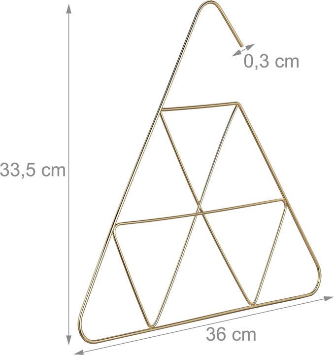 Image du produit Relaxdays cintre écharpe porte-foulard (1 x)