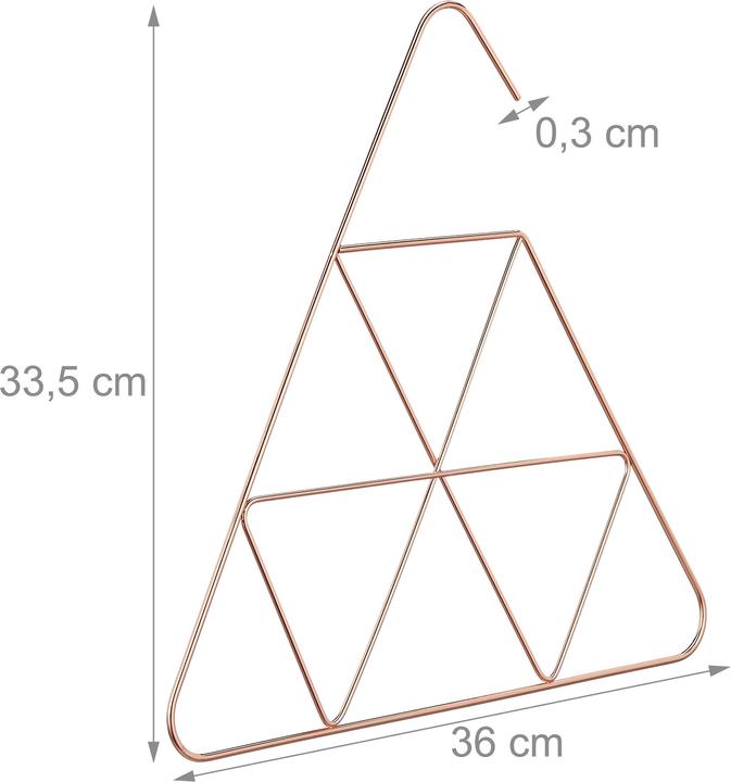 Actual product image Relaxdays Metal Scarf Hanger (1 x)