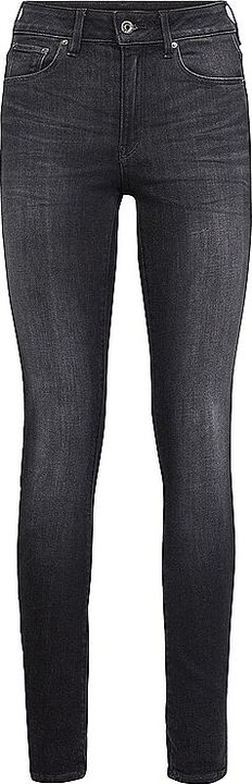 Actual product image G-Star 3301 High Skinny Jeans Superstretch worn in coal (W28/L32)